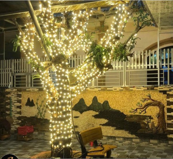 LED F5 LED đúc F5 đế 9mm chống nước 5V 7 màu cuộn 3m 50 bóng